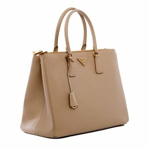 Prada Double Zip Tote, Cammeo